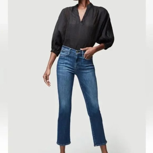 FRAME Le High Straight Leg Jeans Size 24 - Picture 1 of 6
